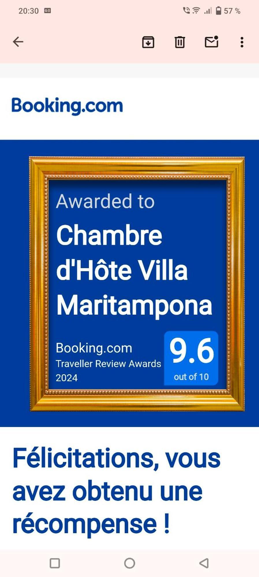 Chambre D'Hote Villa Maritampona アンツィラベ エクステリア 写真